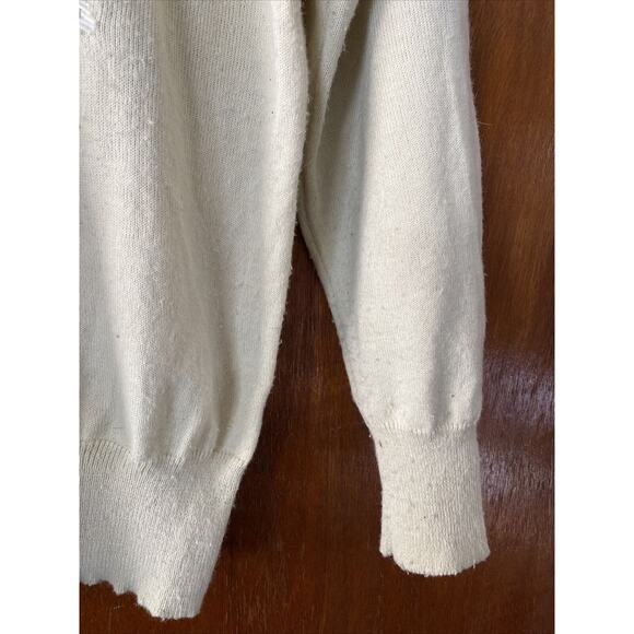 VTG Regency Collection for Joyce Large Ivory Gold Sequined Embellished Sweater - Picture 6 of 12